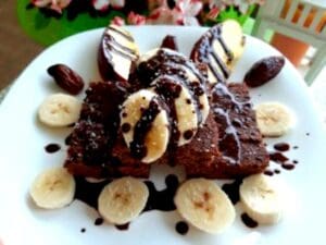 Brownies proteici alla frutta, senza glutine e low carb