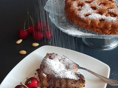 Torta mandorle e ciliegie low carb e senza glutine torta alle ciliegie e mandorle, low carb