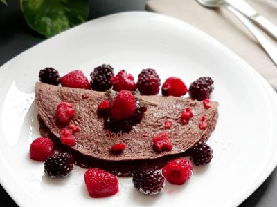 Crepe al cacao keto Crepe al cacao, low carb, keto e Paleo