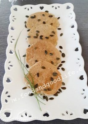 Pancakes salati senza nichel e low carb