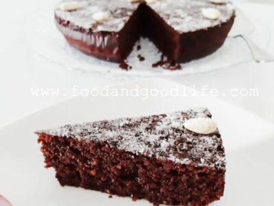 Torta caprese al cioccolato, keto, senza glutine e lattosio Torta caprese al cioccolato