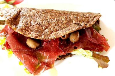 Piadina chetogenica paleo e vegana Piadina chetogenica